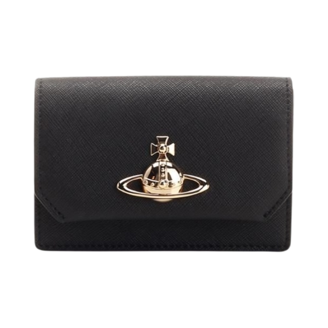 비비안 웨스트우드 사피아노 바이오그린 비즈니스 카드 홀더 블랙(Vivienne Westwood Saffiano Biogreen Business Card Holder Black)
