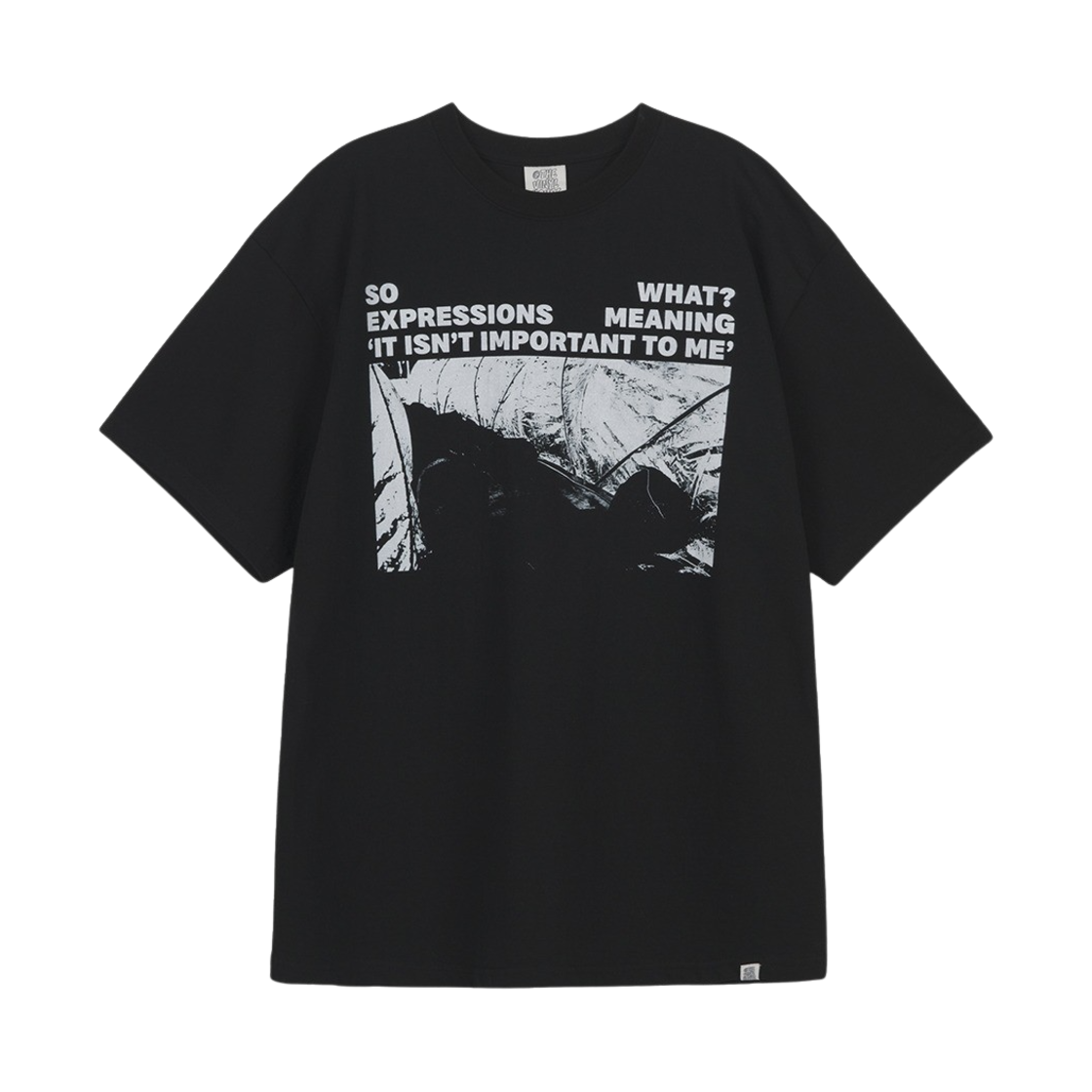 더바이닐하우스 소 왓 티셔츠 블랙