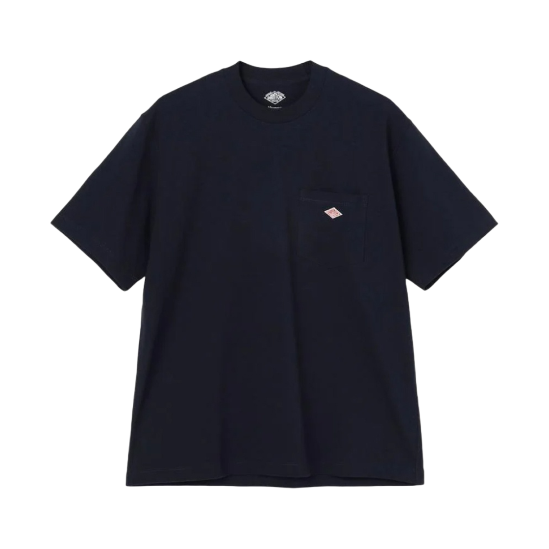 단톤 플레인 숏슬리브 포켓 티셔츠 삭스 네이비(Danton Plain Short Sleeve Pocket T-Shirt Navy)