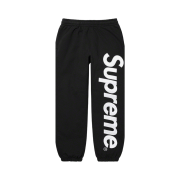 Supreme Satin Applique Sweatpants Black - 22FW