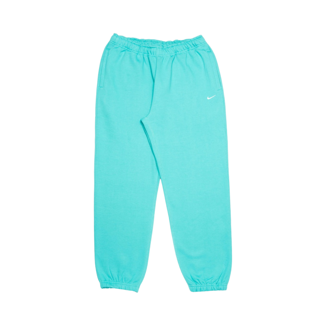 (W) 나이키 NRG 솔로 스우시 플리스 팬츠 워시드 틸 - 아시아((W) Nike NRG Solo Swoosh Fleece Pants Washed Teal - Asia) - 1