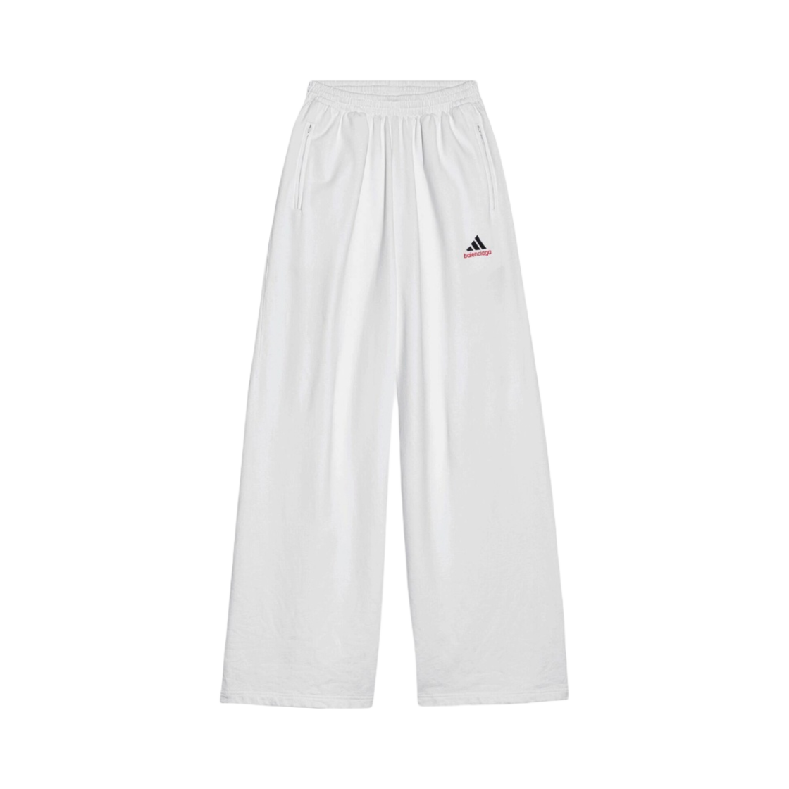 발렌시아가 x 아디다스 배기 스웨트팬츠 화이트(Balenciaga x Adidas Baggy Sweatpants White) - 1