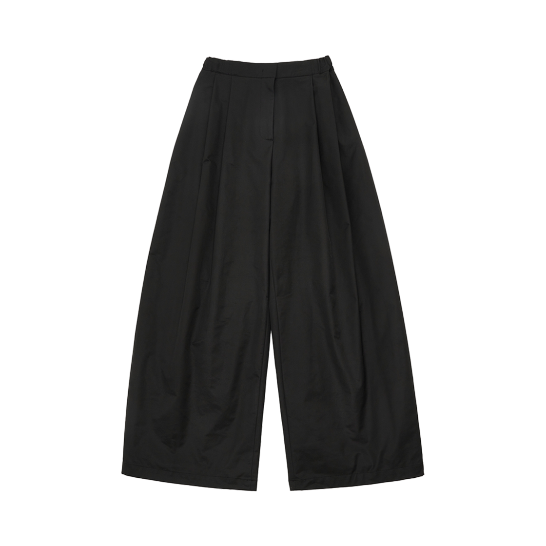 아모멘토 우먼 투 턱 벌룬 팬츠 블랙 - 24FW(Amomento Women Two Tuck Balloon Pants Black - 24FW)