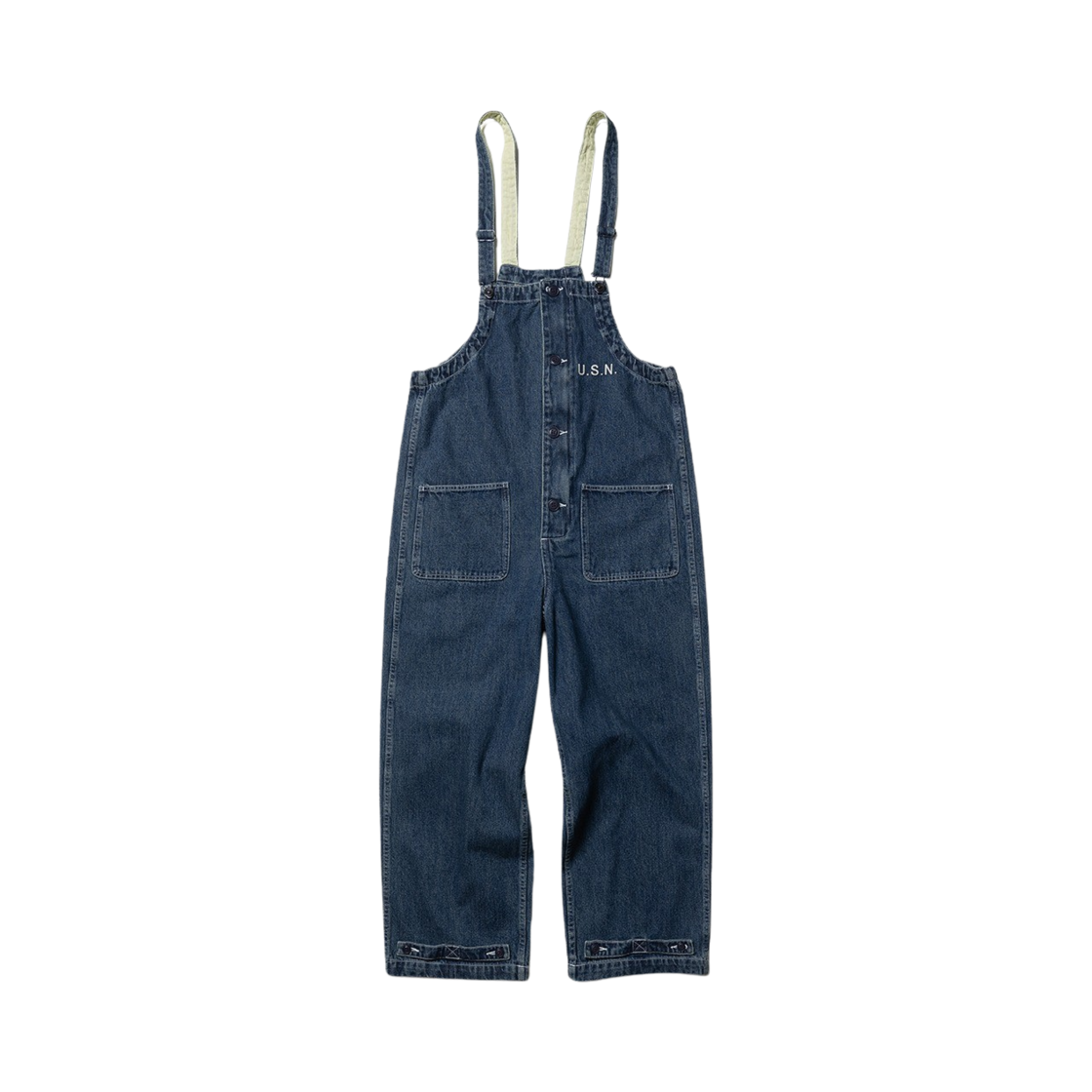 23HL004IVW Houston Japan Women 11oz Slab Denim Deck Pants Vintage Wash Indigo 23HL004IVW