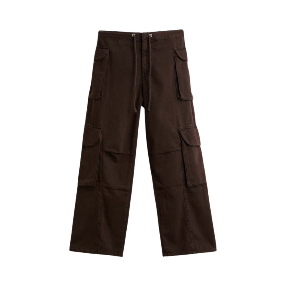 6688/351/717 Zara Utility Cargo Jeans Chocolate