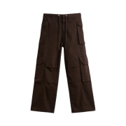 Zara Utility Cargo Jeans Chocolate