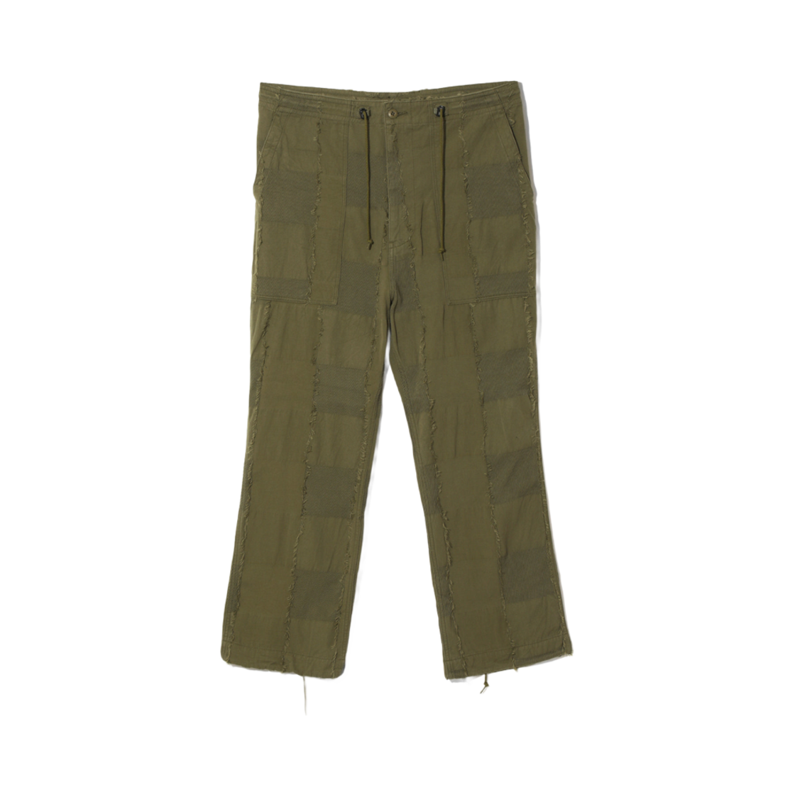 니들스 스트링 퍼티그 팬츠 립스탑 컷 자카드 올리브(Needles String Fatigue Pants Ripstop Cut Jacquard Olive) - 1