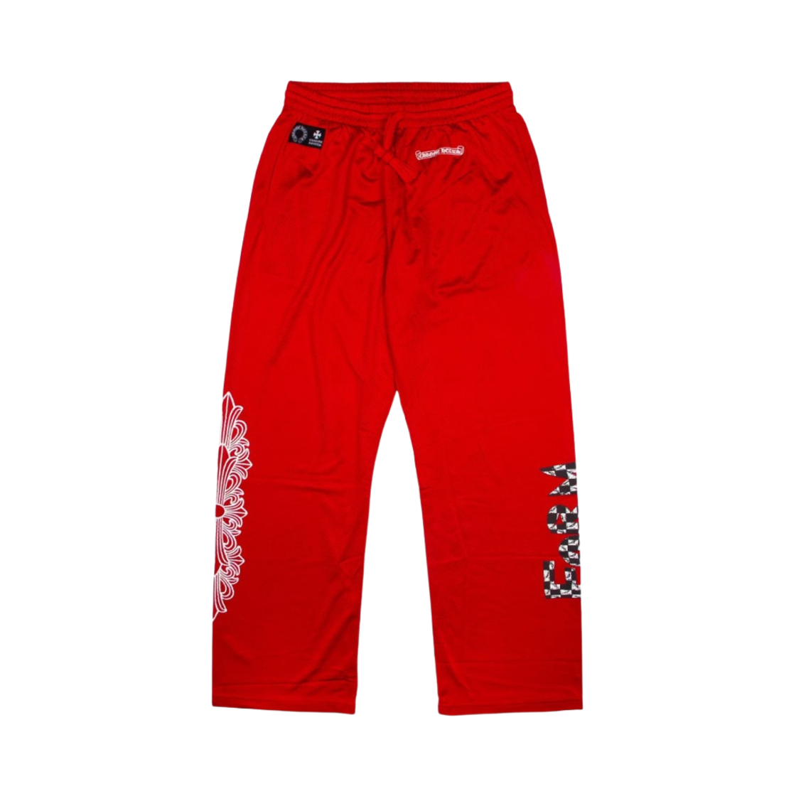 크롬하츠 매티 보이 저지 메쉬 팬츠 레드(Chrome Hearts Matty Boy Jersey Mesh Pants Red)
