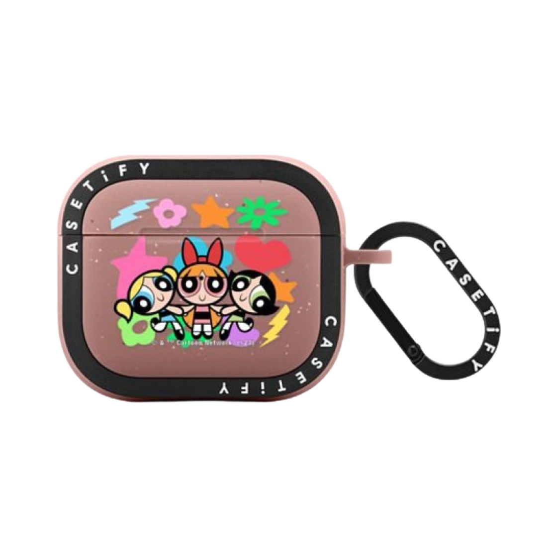 케이스티파이 x 파워퍼프걸 아이콘 에어팟 3세대 울트라 임팩트 케이스 매트 더스티 로즈(Casetify x The Powerpuff Girls Icons AirPods 3rd Gen Ultra Impact Case Matte Dusty Rose) - 1