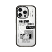 Casetify iPhone Louvre Monochromatique Magsafe Compatible Impact Case Black