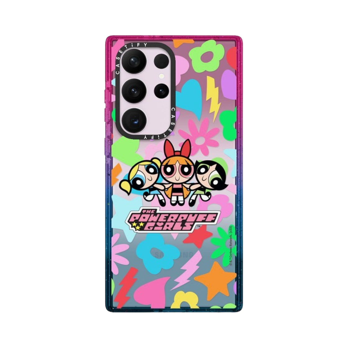 케이스티파이 x 파워퍼프걸 갤럭시 아이콘 임팩트 케이스 반투명 코튼 캔디(Casetify x The Powerpuff Girls Galaxy Icons Impact Case Sheer Cotton Candy) - 3