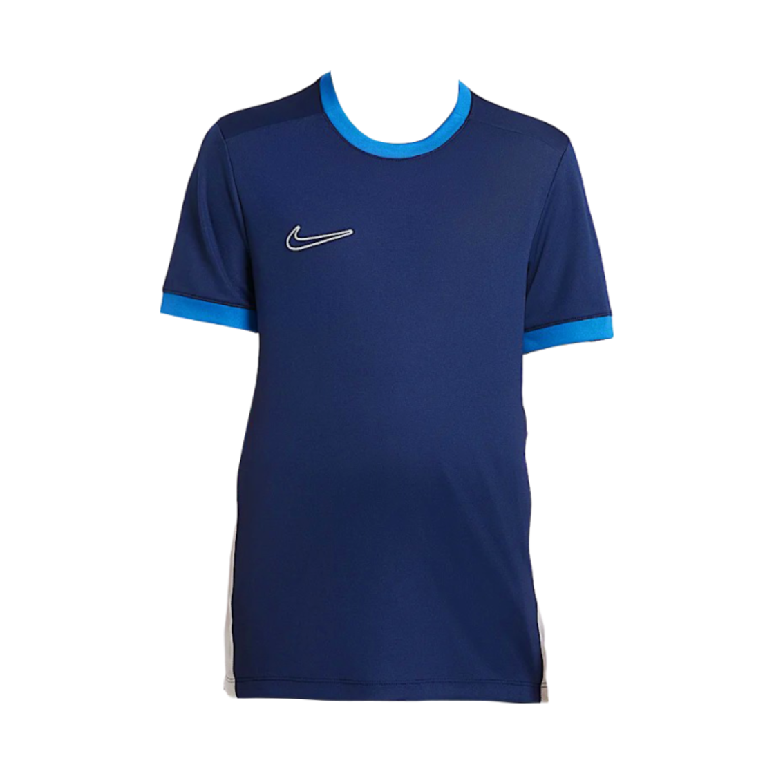 FZ9758-410 (Kids) Nike Academy Dri-Fit Soccer Top Midnight Sea Blue Royal Blue