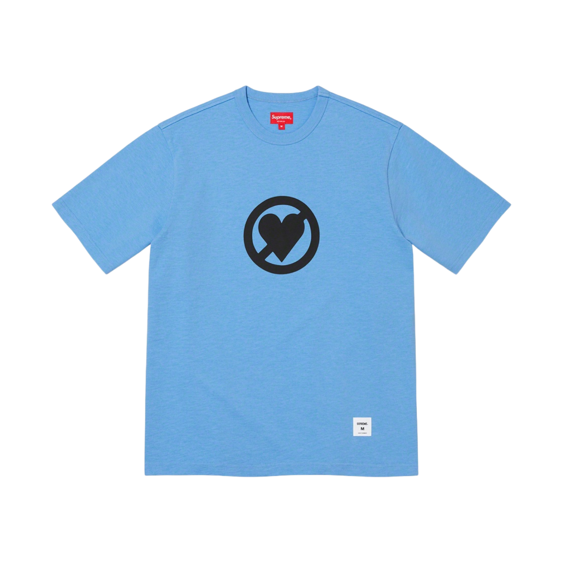 슈프림 노 러브 숏슬리브 탑 라이트 블루 - 22FW(Supreme No Love S/S Top Light Blue - 22FW) - 1