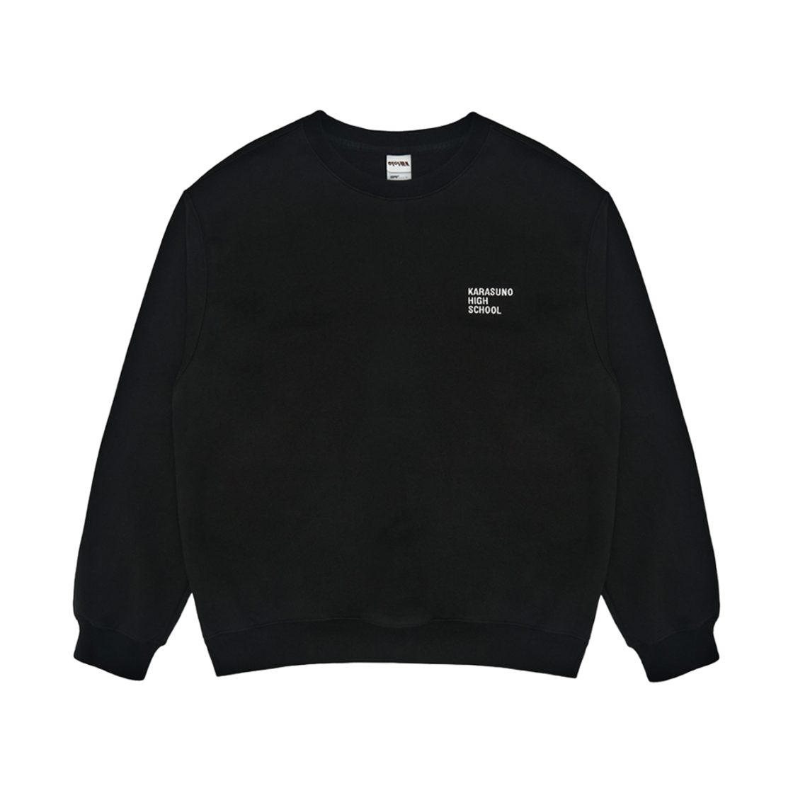 이어스트 x 하이큐!! 스쿨 스웻 셔츠 블랙(EERST x HAIKYU!! School Sweat Black)