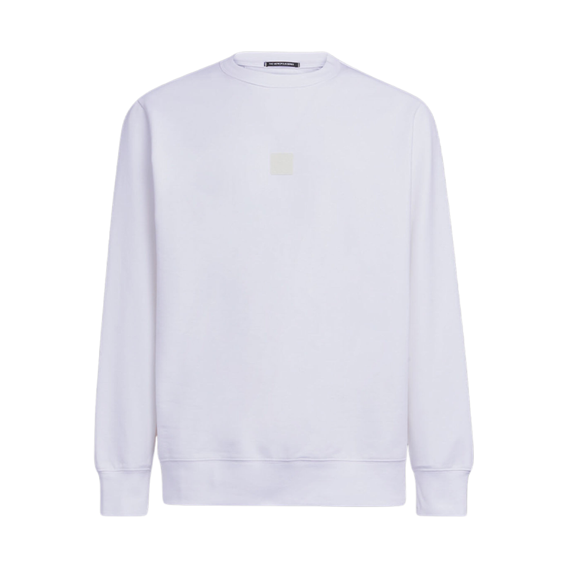 C.P. 컴퍼니 메트로폴리스 시리즈 스트레치 플리스 로고 배지 스웨트셔츠 화이트 - 23FW(C.P. Company Metropolis Series Stretch Fleece Logo Badge Sweatshirt White - 23FW) - 1
