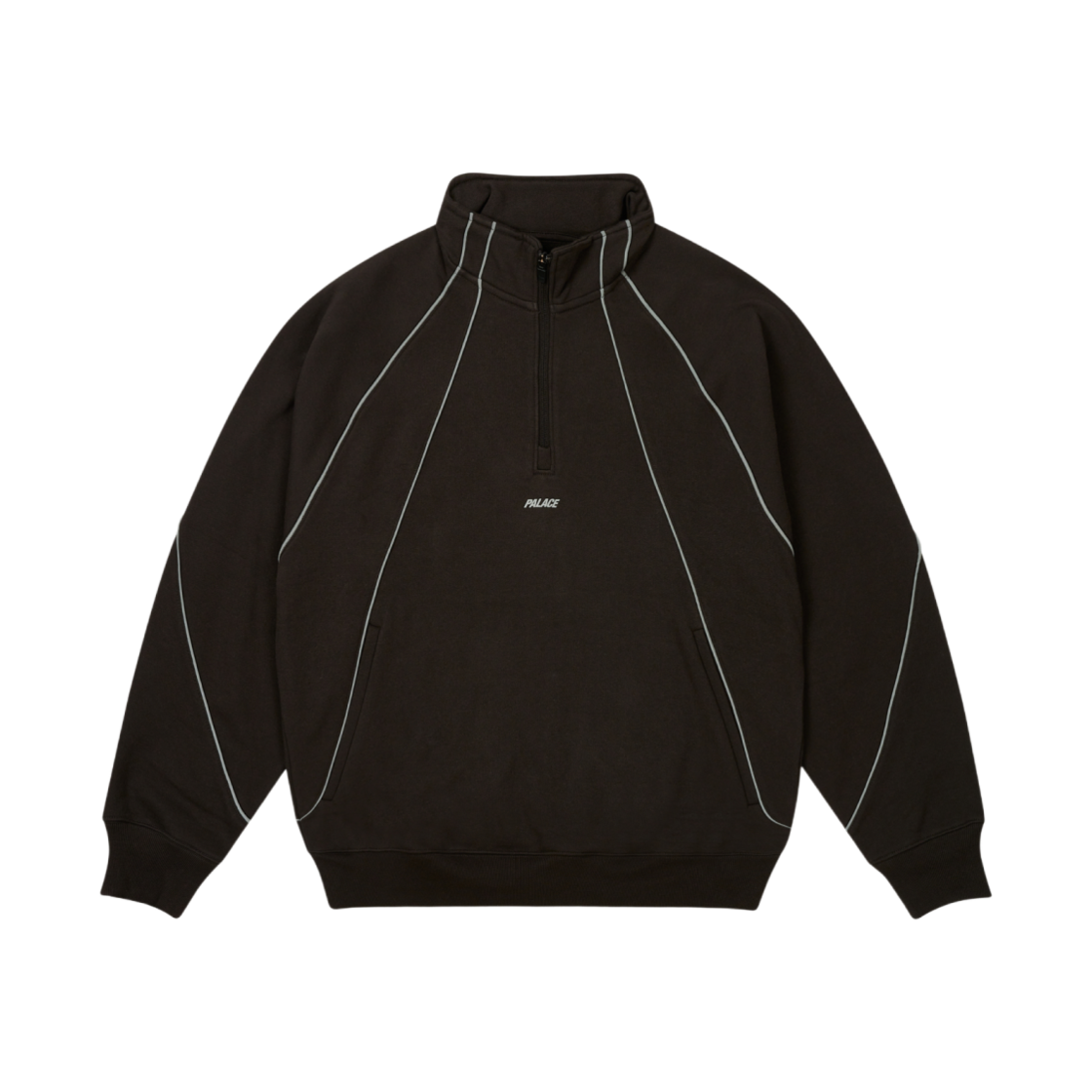 팔라스 리플렉토 1/4 집 블랙 - 25SS(Palace Reflecto 1/4 Zip Black - 25SS)