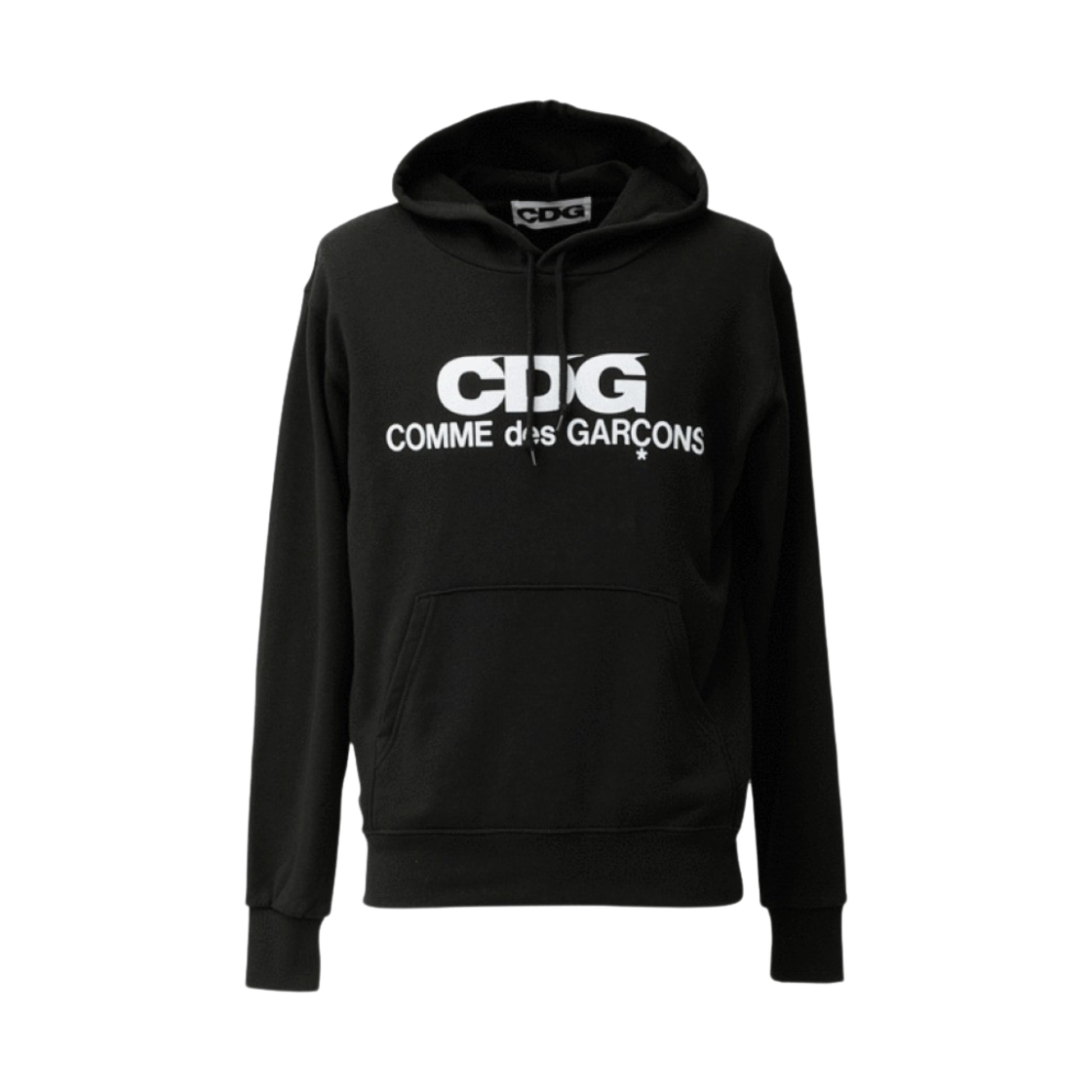 CDG 후드 스웨트셔츠 블랙(CDG Hooded Sweatshirt Black)