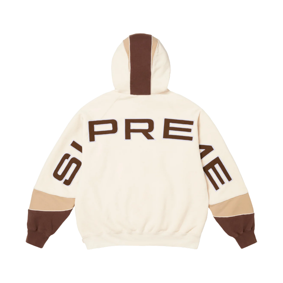 슈프림 패널드 후드 스웨트셔츠 내츄럴 - 25SS(Supreme Paneled Hooded Sweatshirt Natural - 25SS) - 2