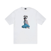 Stussy Lady Rome T-Shirt White