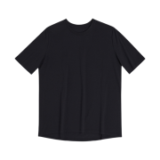 (W) Andar Airy Fit Overfit Short T-Shirt Black