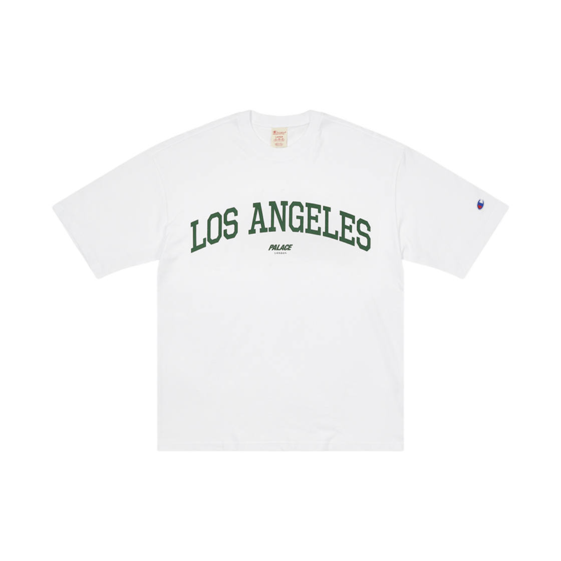팔라스 x 챔피온 샵 티셔츠 로스앤젤레스 화이트 - 24FW(Palace x Champion Shop T-Shirt Los Angeles White - 24FW) - 1