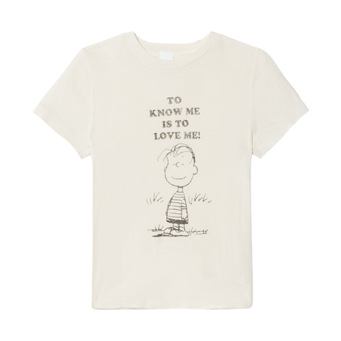 024R-02WBGT16 (W) Re/Done 90s Baby Linus T-Shirt Vintage White