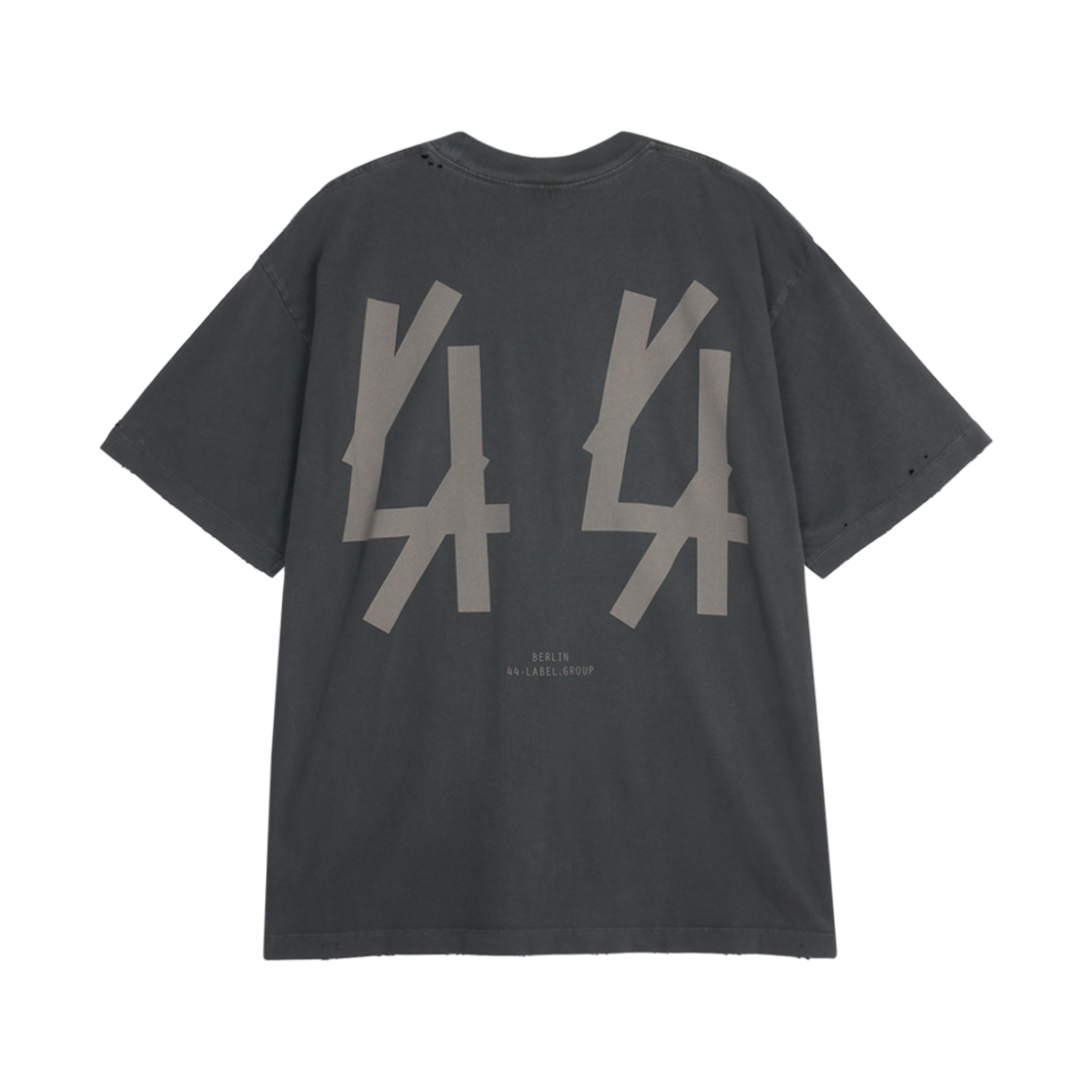 44 레이블 그룹 레이저드 클래식 티 블랙 - 24FW(44 Label Group Lasered Classic Tee Black - 24FW)