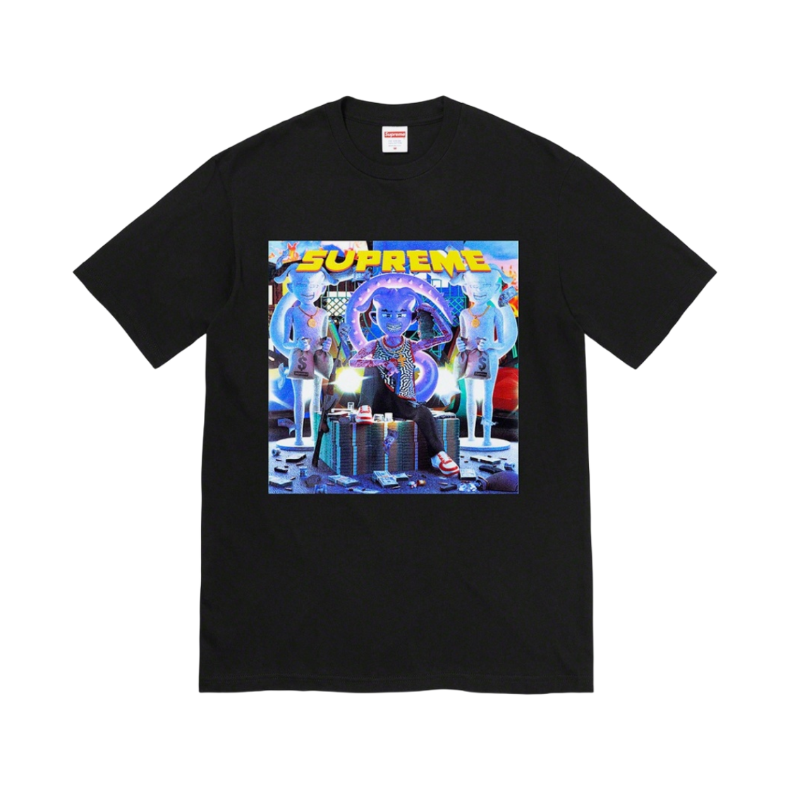 슈프림 리치스트 티셔츠 블랙 - 21FW(Supreme Richest T-Shirt Black - 21FW) - 1