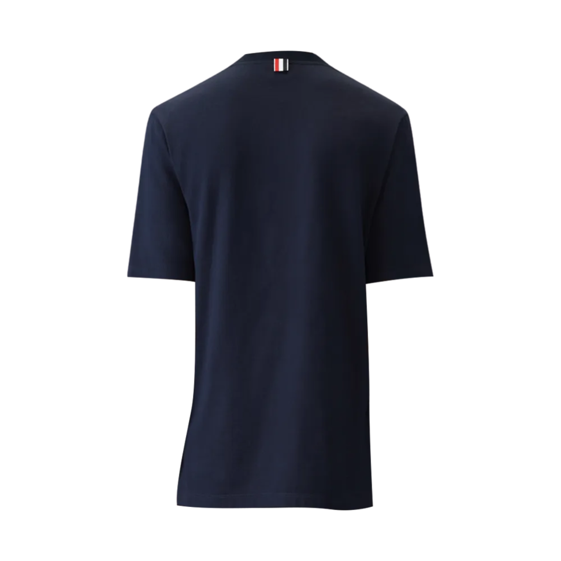 톰브라운 사선 스트라이프 투톤 티셔츠 화이트(Thom Browne 4-Bar Stripe Two-Tone T-Shirt White) - 2
