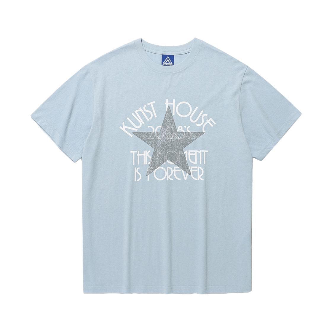 이스트쿤스트 쿤스트 하우스 베이직 티셔츠 라이트블루(ISTKUNST Kunst House Basic Tee Light Blue) - 1