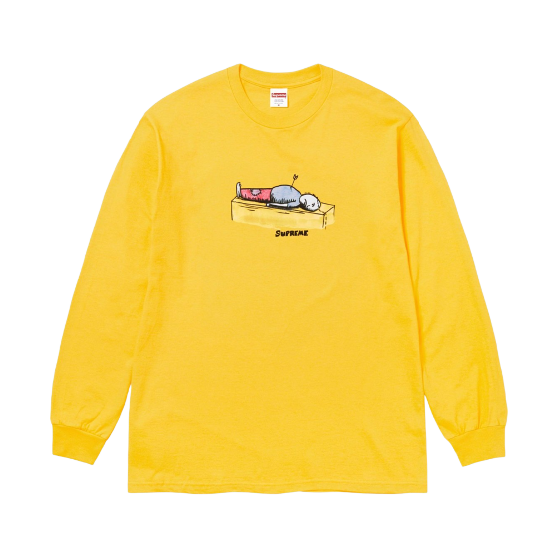 - Supreme Neil Blender Arrow L/S T-Shirt Yellow - 23FW