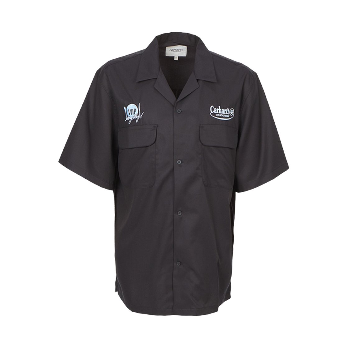I034738-2X8-XX Carhartt WIP Deli Short Sleeve Shirt Black