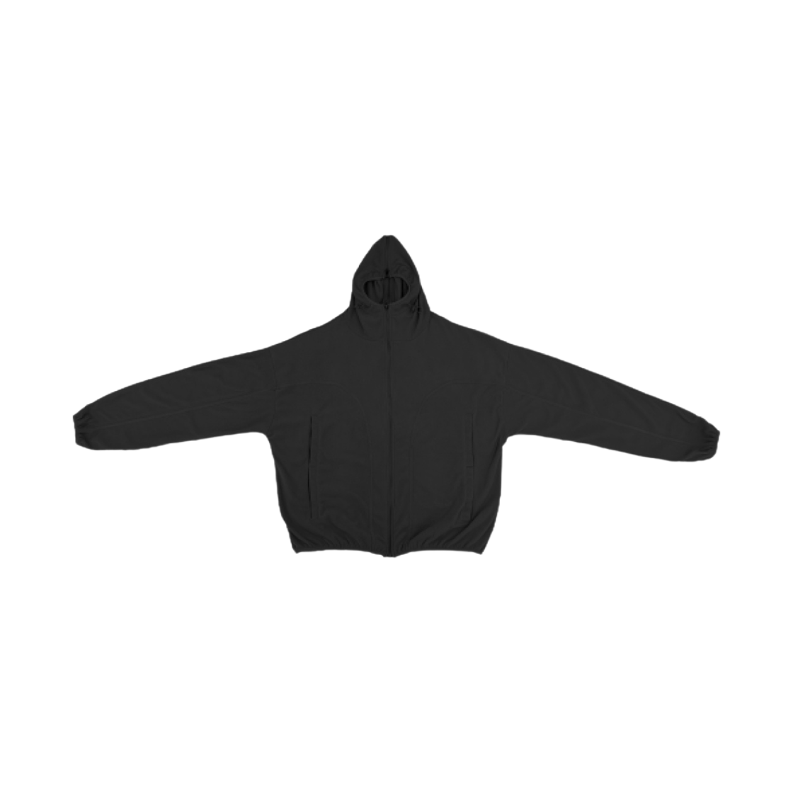 그레일즈 지오메트리 스플릿 후드 집업 블랙(Grailz Geometry Split Zip Hoodie Black)