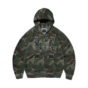 Suade Thermal Camo Hood Zip Up Camo