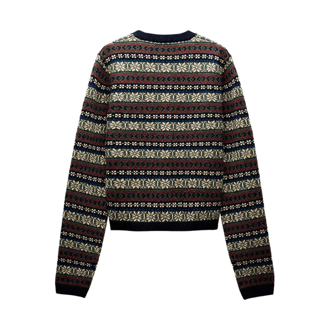 (W) 자라 자카드 니트 자켓 멀티컬러((W) Zara Jacquard Knit Jacket Multicolor) - 2
