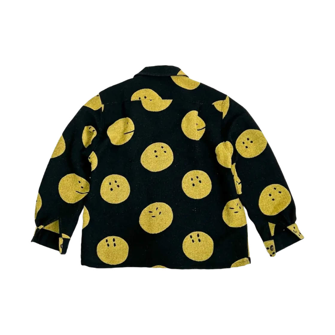 캐피탈 코튼 울 프로필 레인보위 패턴 보드 셔츠 블랙(Kapital Cotton Wool Profile Rainbowy Pattern Board Shirt Black) - 2