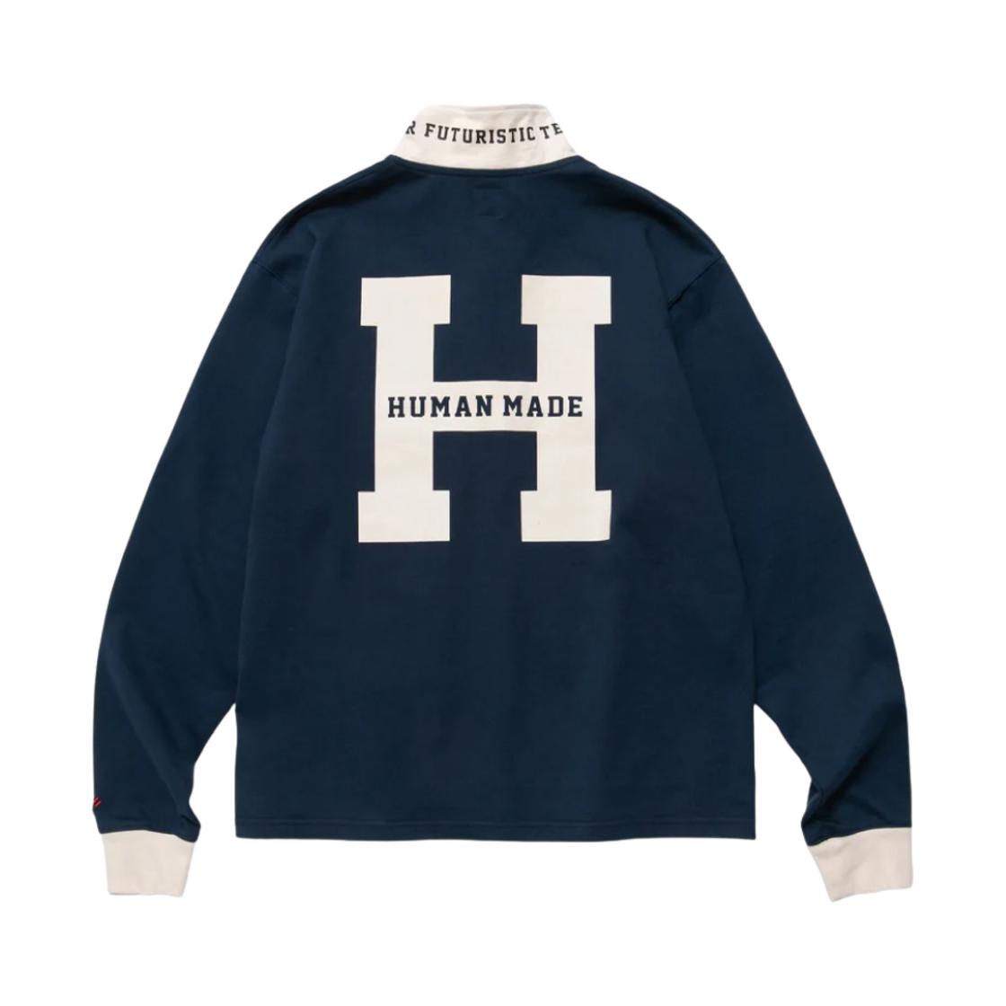 휴먼 메이드 럭비 셔츠 네이비(Human Made Rugby Shirt Navy) - 2