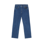 Wooyoungmi Long Straight Denim Pants Blue - 23SS