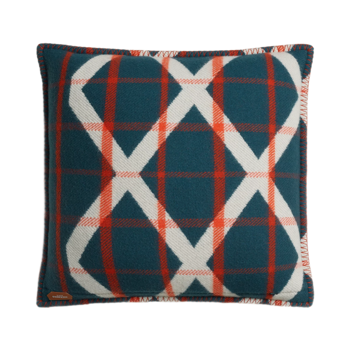 에르메스 인터레이스 띠쎄 필로우 메리노 울 우트르메르(Hermes Entrelacs Tisse Pillow Merino Wool Outremer) - 2
