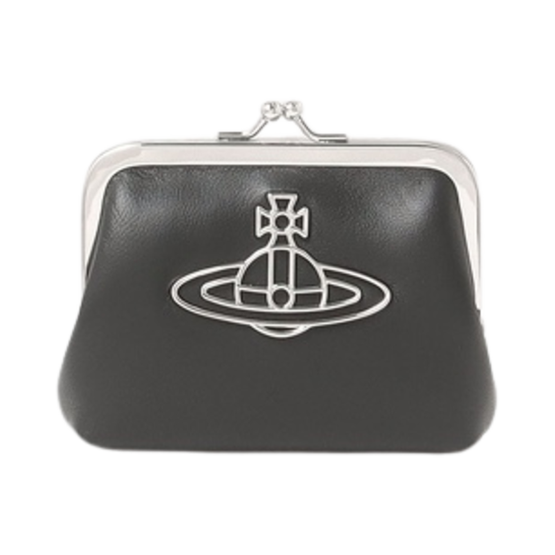 52010016-L001L-N403 Vivienne Westwood Nappa Frame Coin Purse Black