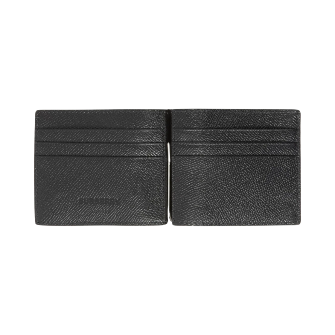 버버리 그레이니 레더 TB 머니 클립 지갑 블랙(Burberry Grainy Leather TB Money Clip Wallet Black) - 3