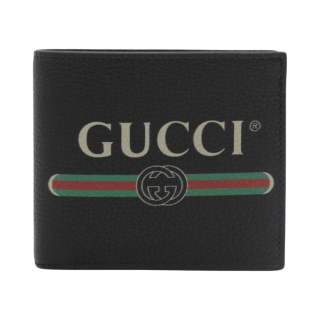구찌 로고 프린트 지갑 블랙(Gucci Logo Print Wallet Black) - 1