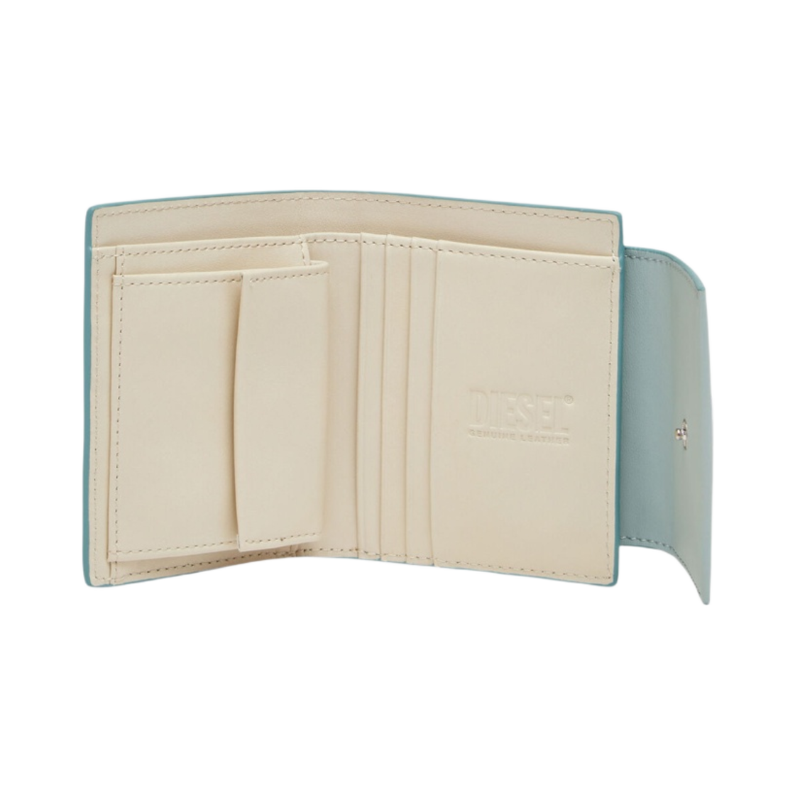 디젤 바이폴드 코인 S 레더 월렛 라이트 블루(Diesel Bi-Fold Coin S Leather Wallet Light Blue) - 2