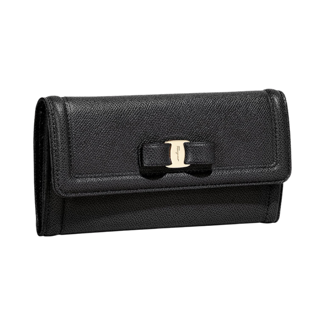 페라가모 바라 보우 장지갑 블랙(Ferragamo Vara Bow Continental Wallet Black) - 1
