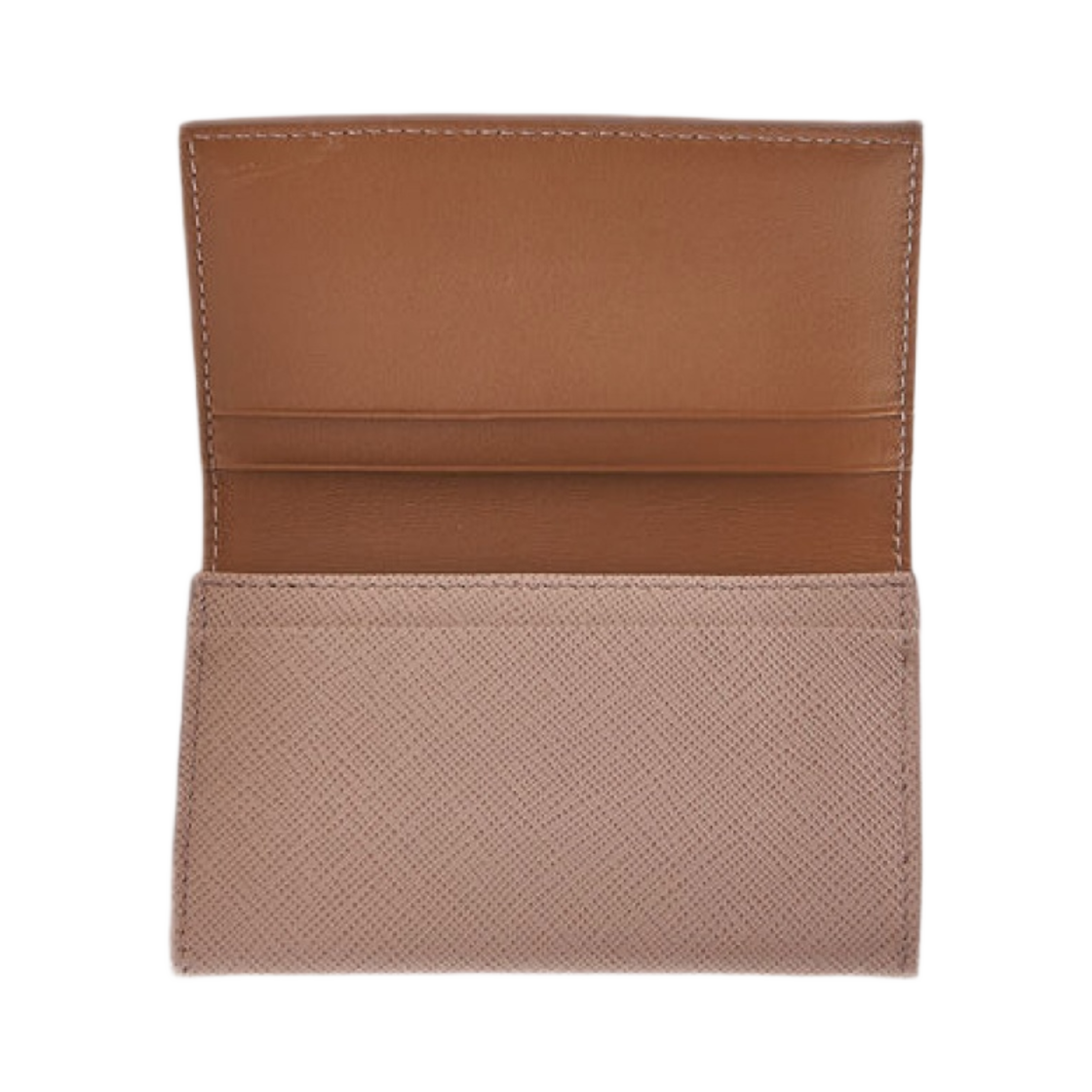 프라다 사피아노 레더 카드 홀더 파우더 핑크(Prada Saffiano Leather Card Holder Powder Pink) - 2