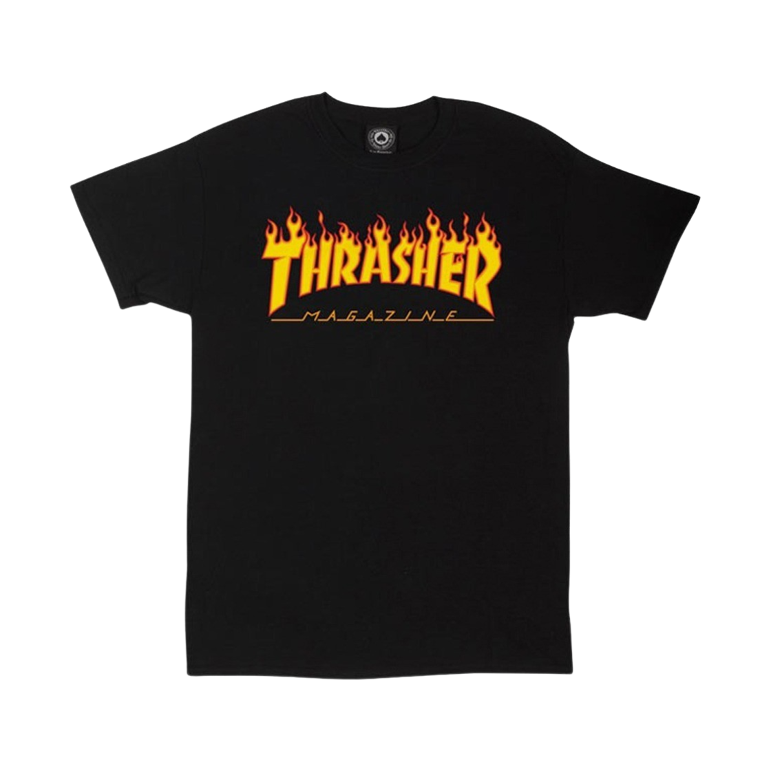 트레셔 플레임 티셔츠 블랙