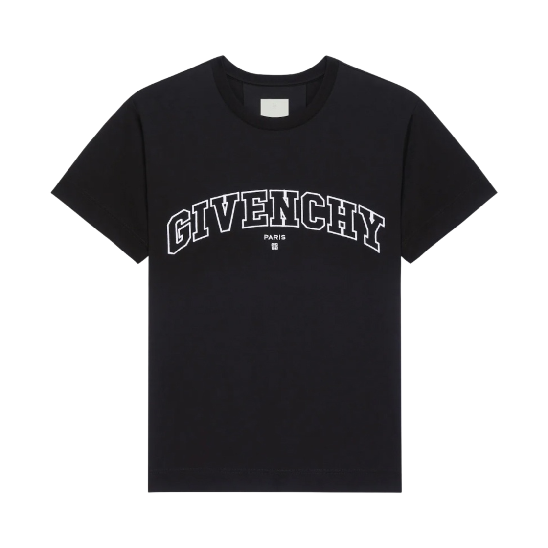 지방시 코튼 컬리지 티셔츠 블랙(Givenchy College T-Shirt in Cotton Black) - 1