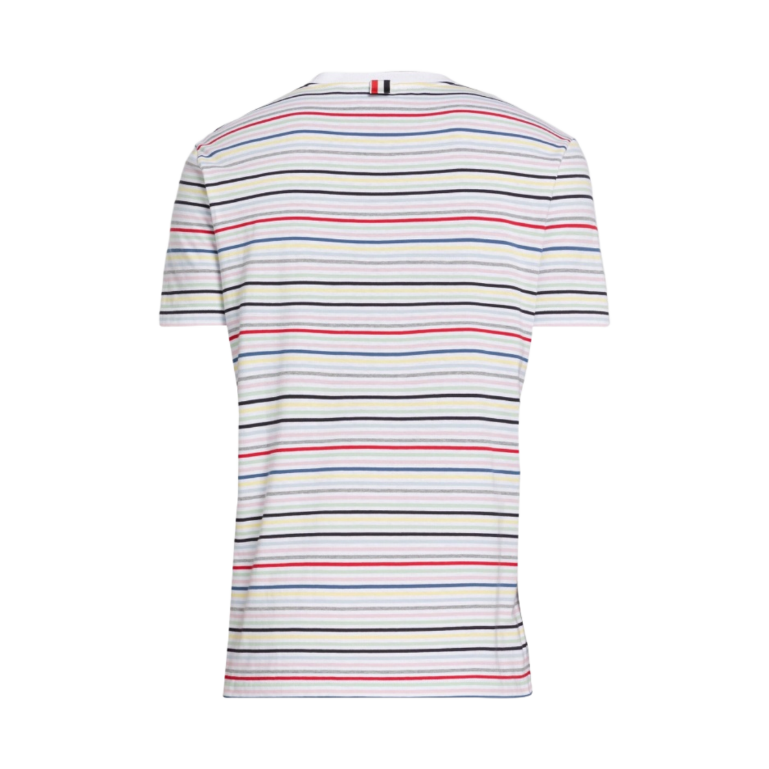 톰브라운 미드웨이트 저지 스트라이프 숏슬리브 티셔츠 시즈널 멀티컬러(Thom Browne Midweight Jersey Stripe Short Sleeve T-Shirt Seasonal Multicolor) - 2