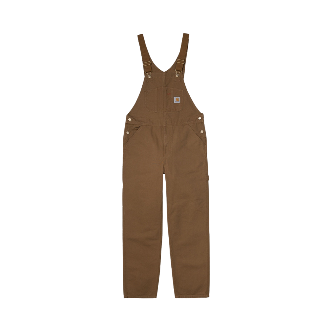칼하트 WIP 디어본 캔버스 빕 오버롤 해밀턴 브라운(Carhartt WIP Dearborn Canvas Bib Overall Hamilton Brown)