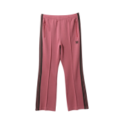 Needles Boot-Cut Track Pants Poly Smooth Smoke Pink